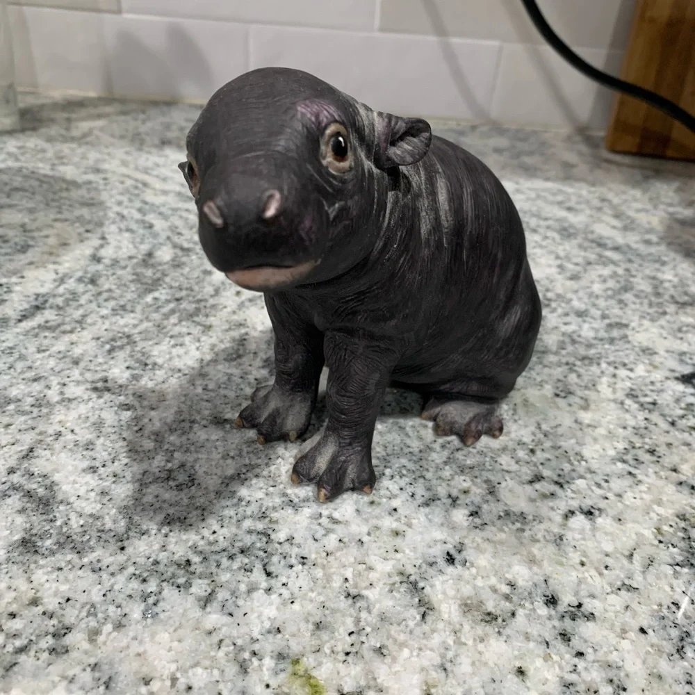 Lenox Pygmy Hippo Figurine - Picture 2 of 4